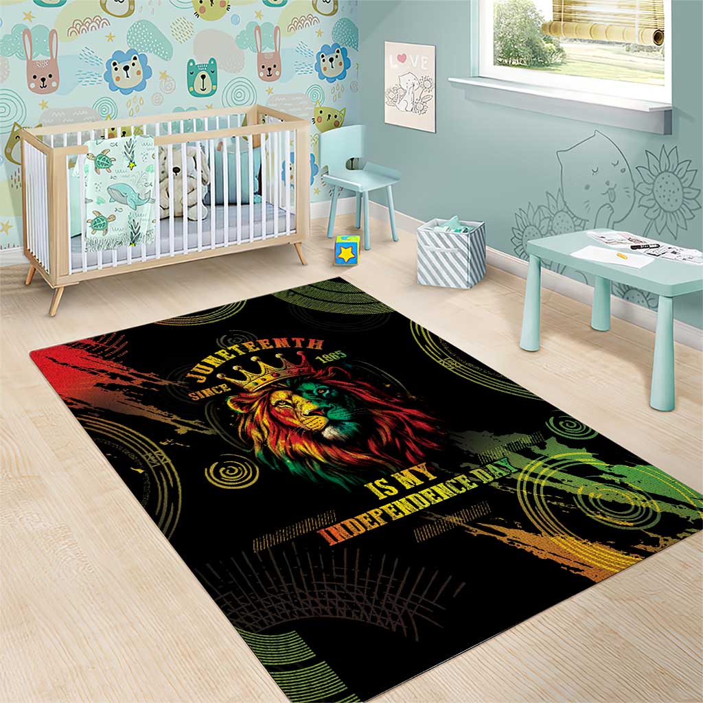 Juneteenth Is My Independence Day Area Rug