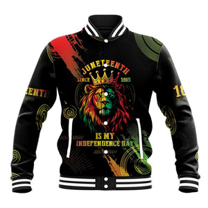 Juneteenth Is My Independence Day Baseball Jacket