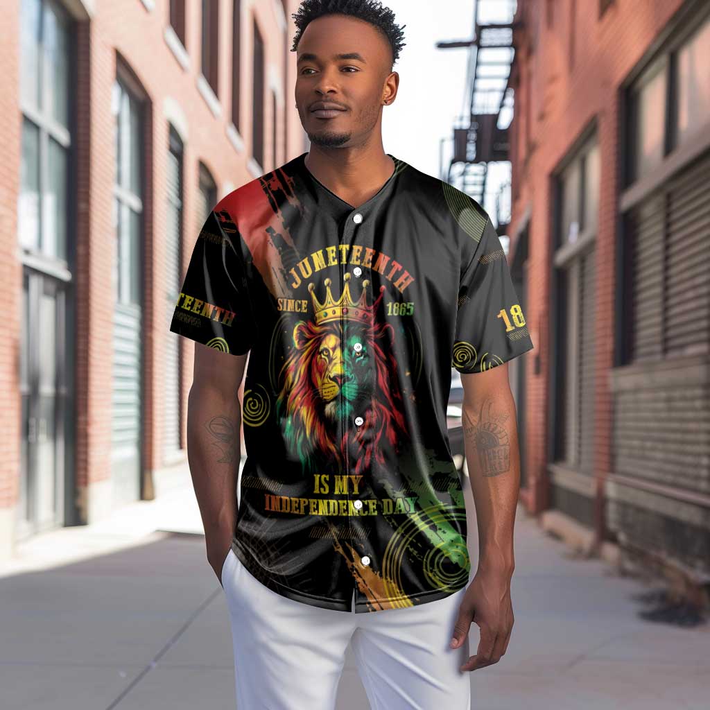 Juneteenth Is My Independence Day Baseball Jersey