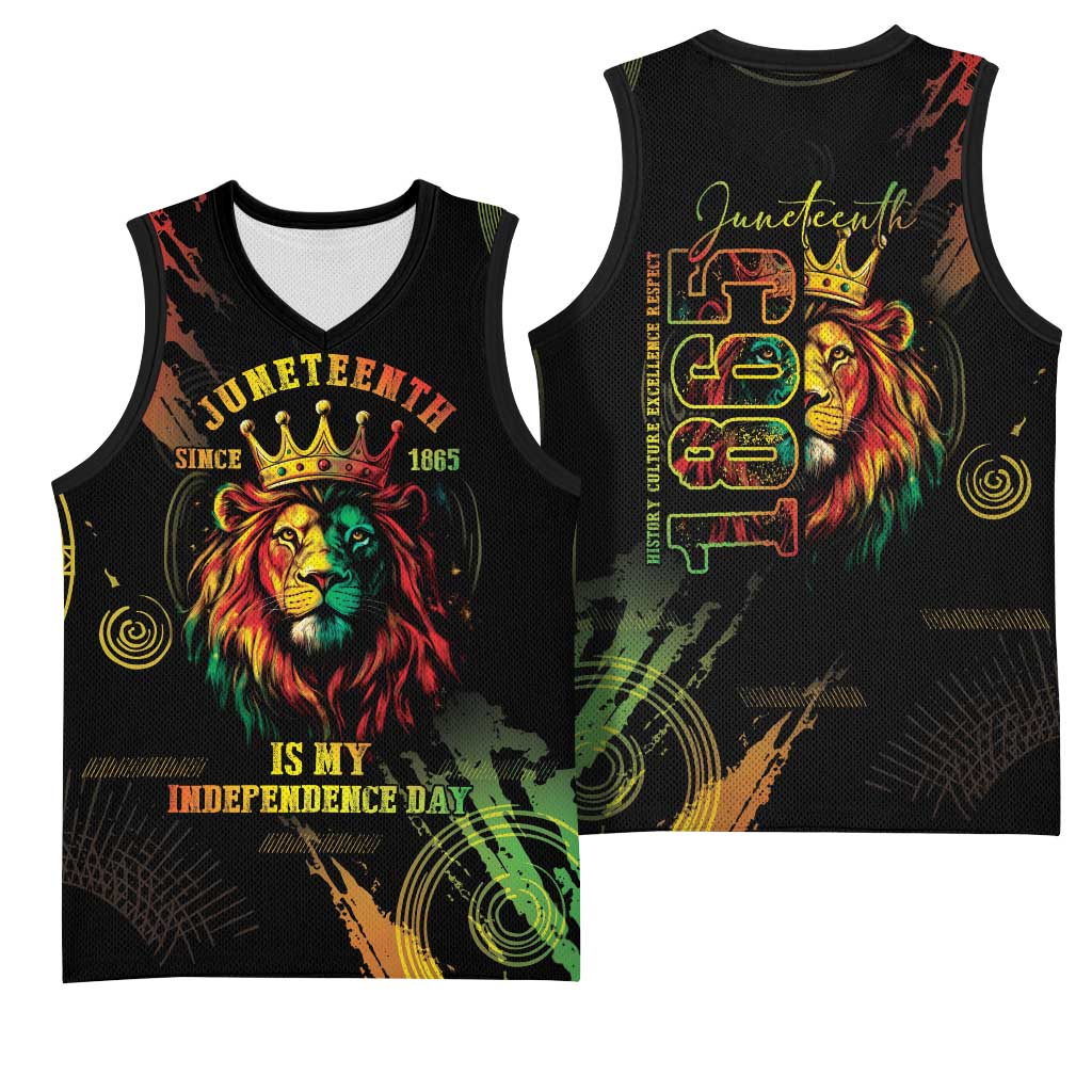 Juneteenth Is My Independence Day Basketball Jersey LT05