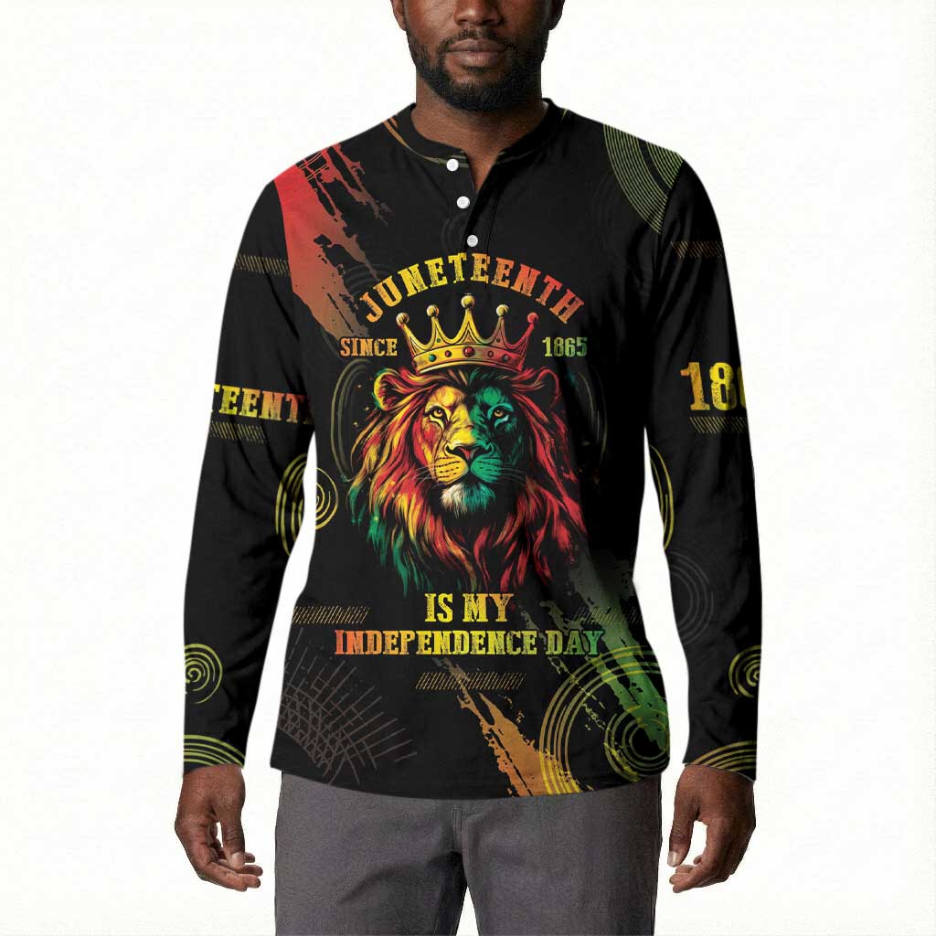 Juneteenth Is My Independence Day Button Sweatshirt
