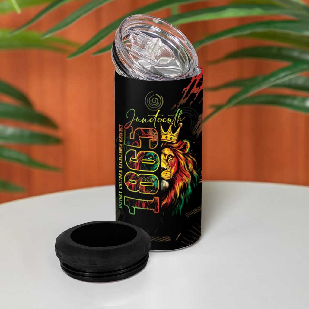 Juneteenth Is My Independence Day 4 in 1 Can Cooler Tumbler