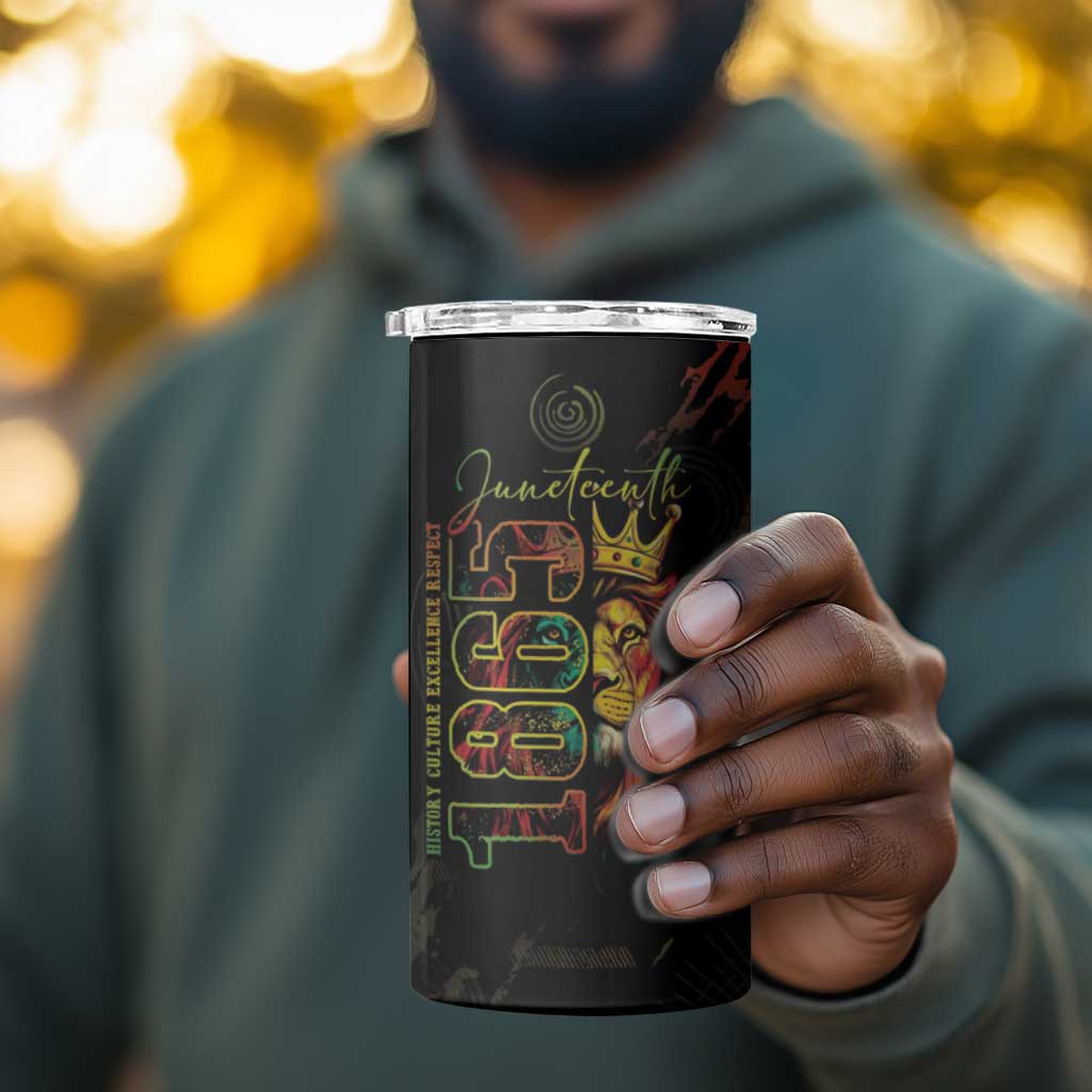 Juneteenth Is My Independence Day 4 in 1 Can Cooler Tumbler