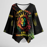 Juneteenth Is My Independence Day Kimono Sleeve Blouse