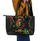 Juneteenth Is My Independence Day Leather Tote Bag