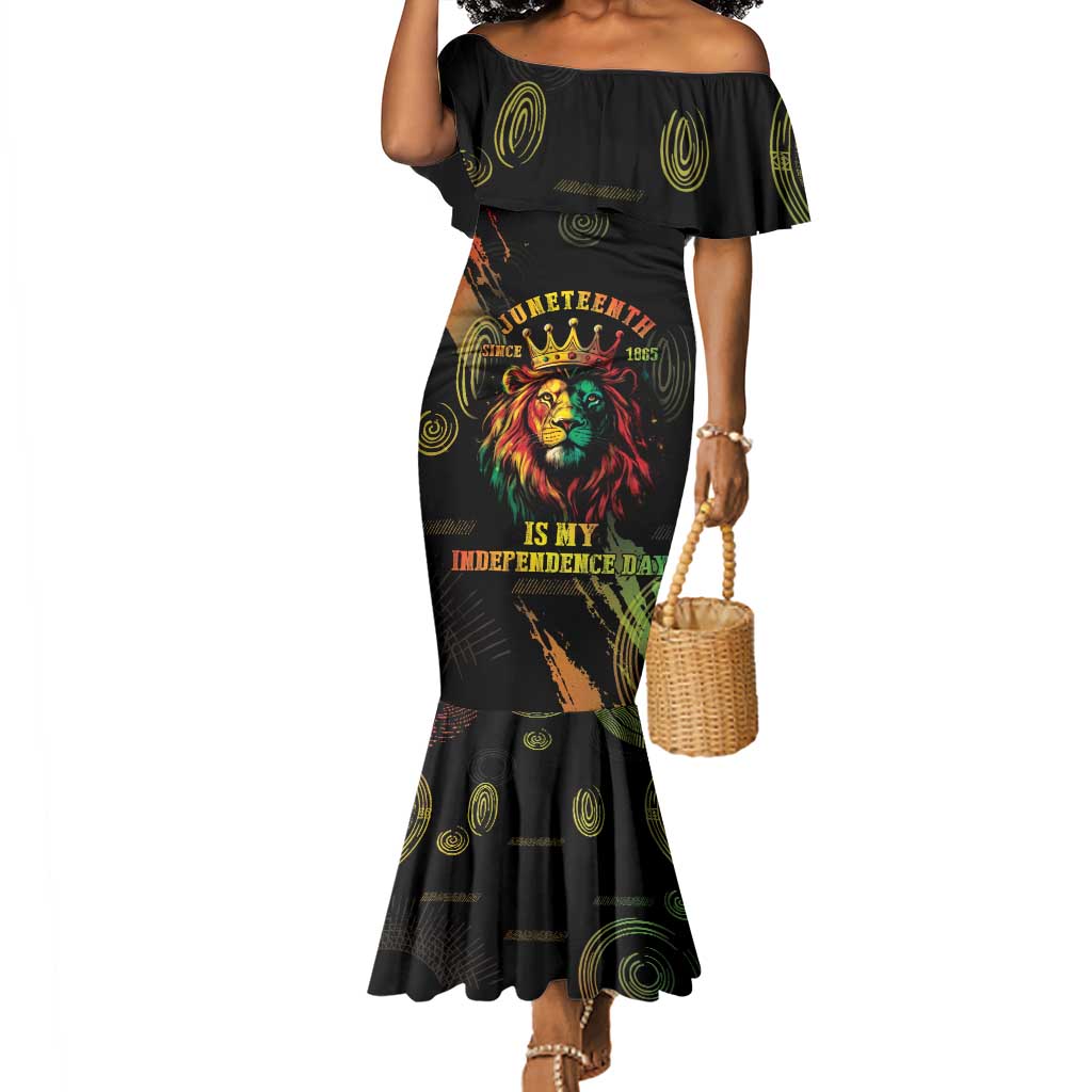 Juneteenth Is My Independence Day Mermaid Dress