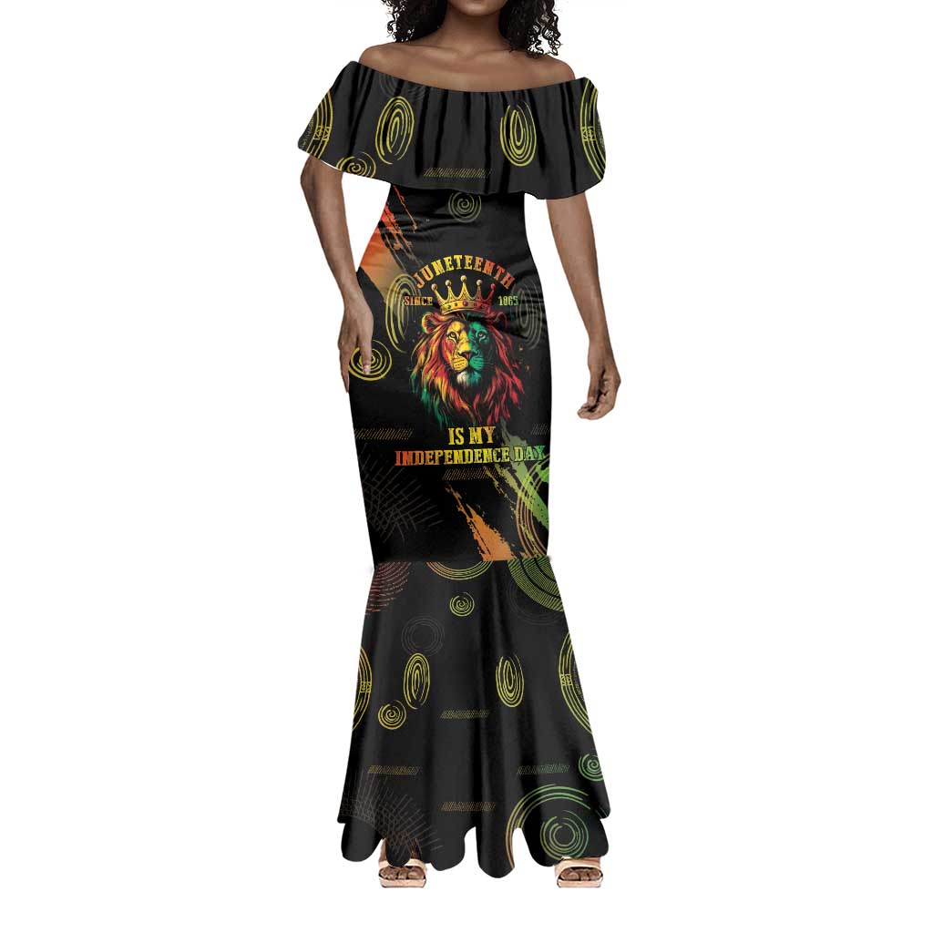 Juneteenth Is My Independence Day Mermaid Dress