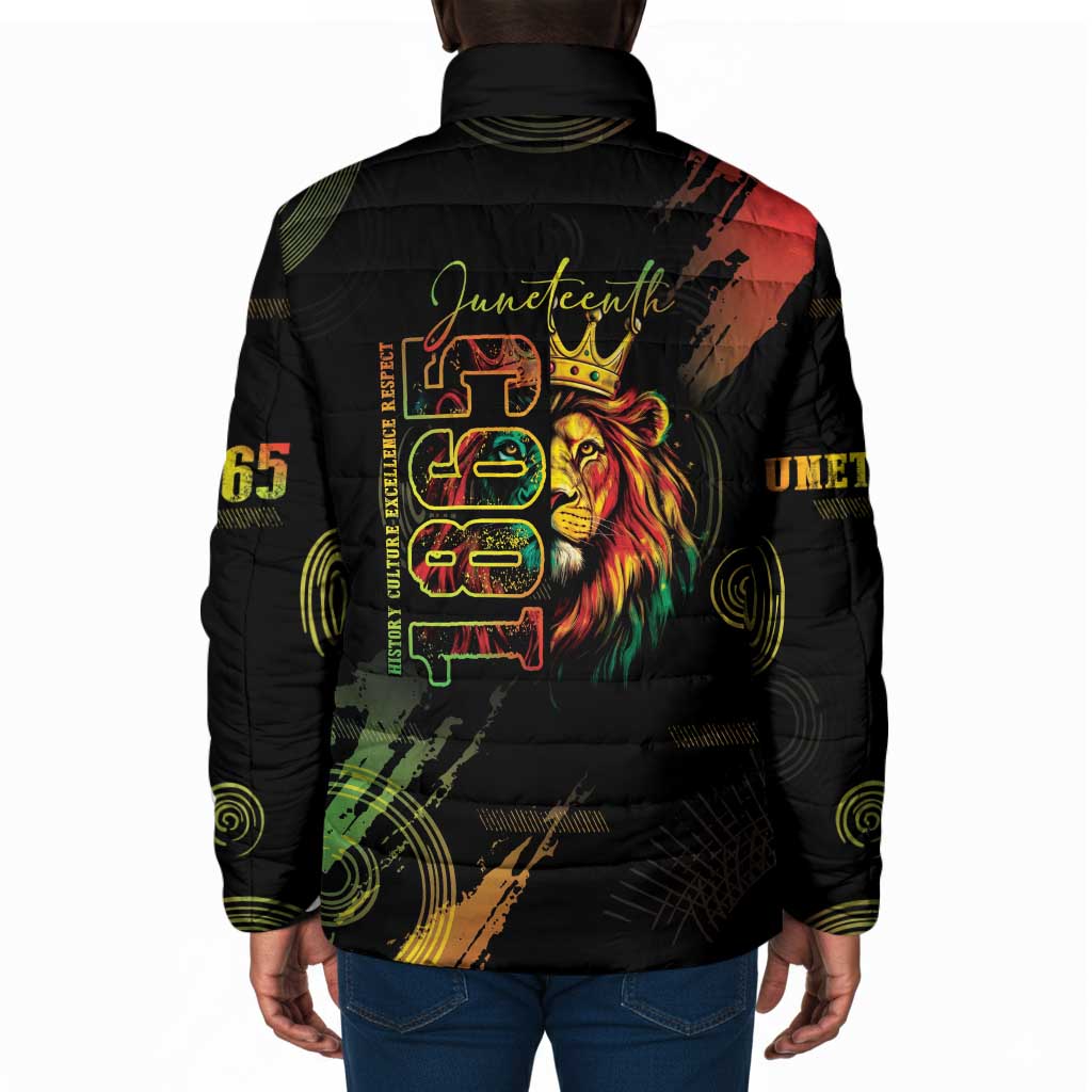 Juneteenth Is My Independence Day Padded Jacket
