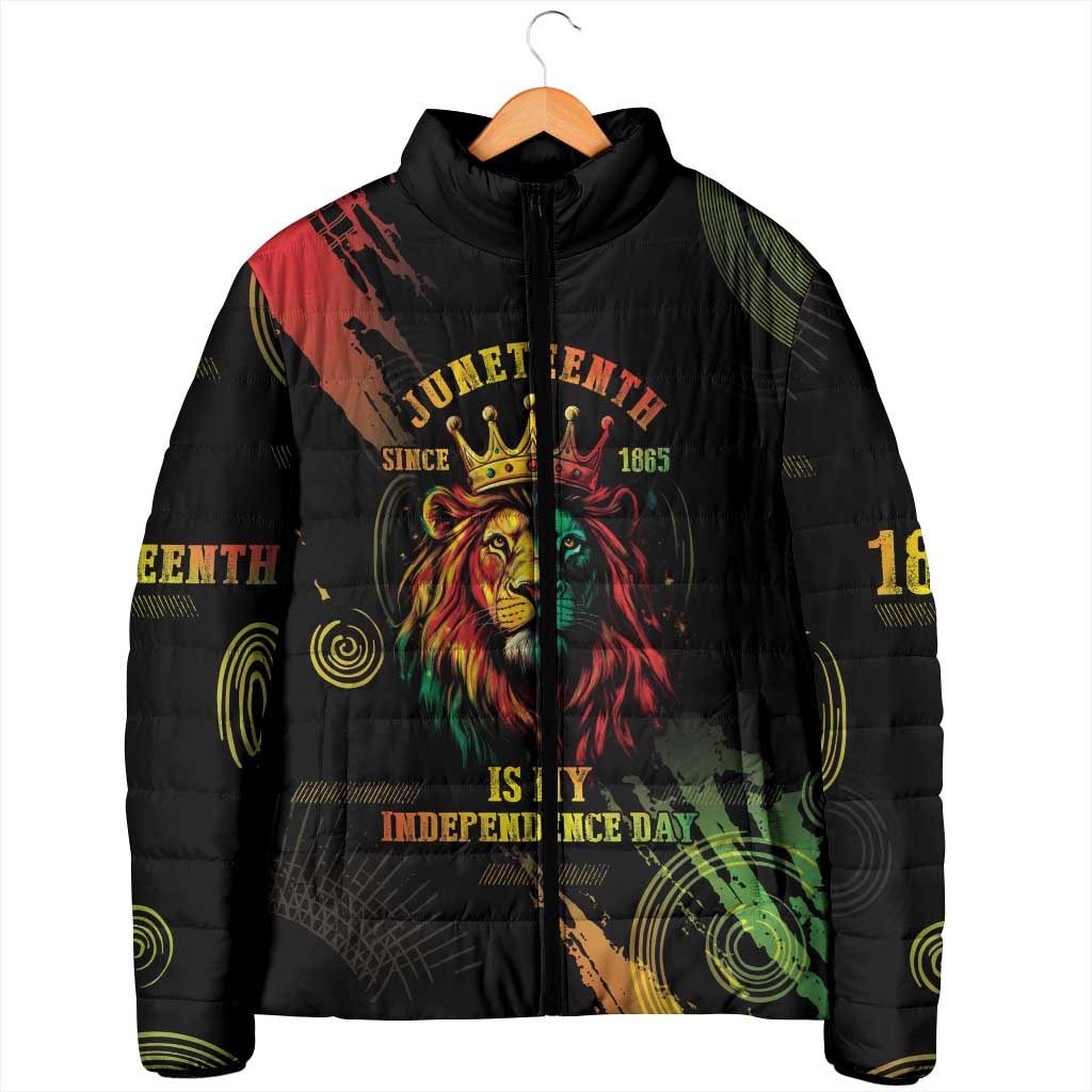Juneteenth Is My Independence Day Padded Jacket