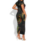 Juneteenth Is My Independence Day Short Sleeve Bodycon Dress