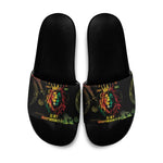 Juneteenth Is My Independence Day Slide Sandals
