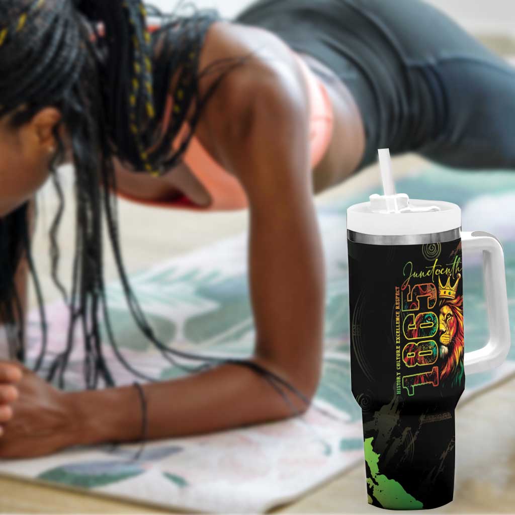 Juneteenth Is My Independence Day Tumbler With Handle