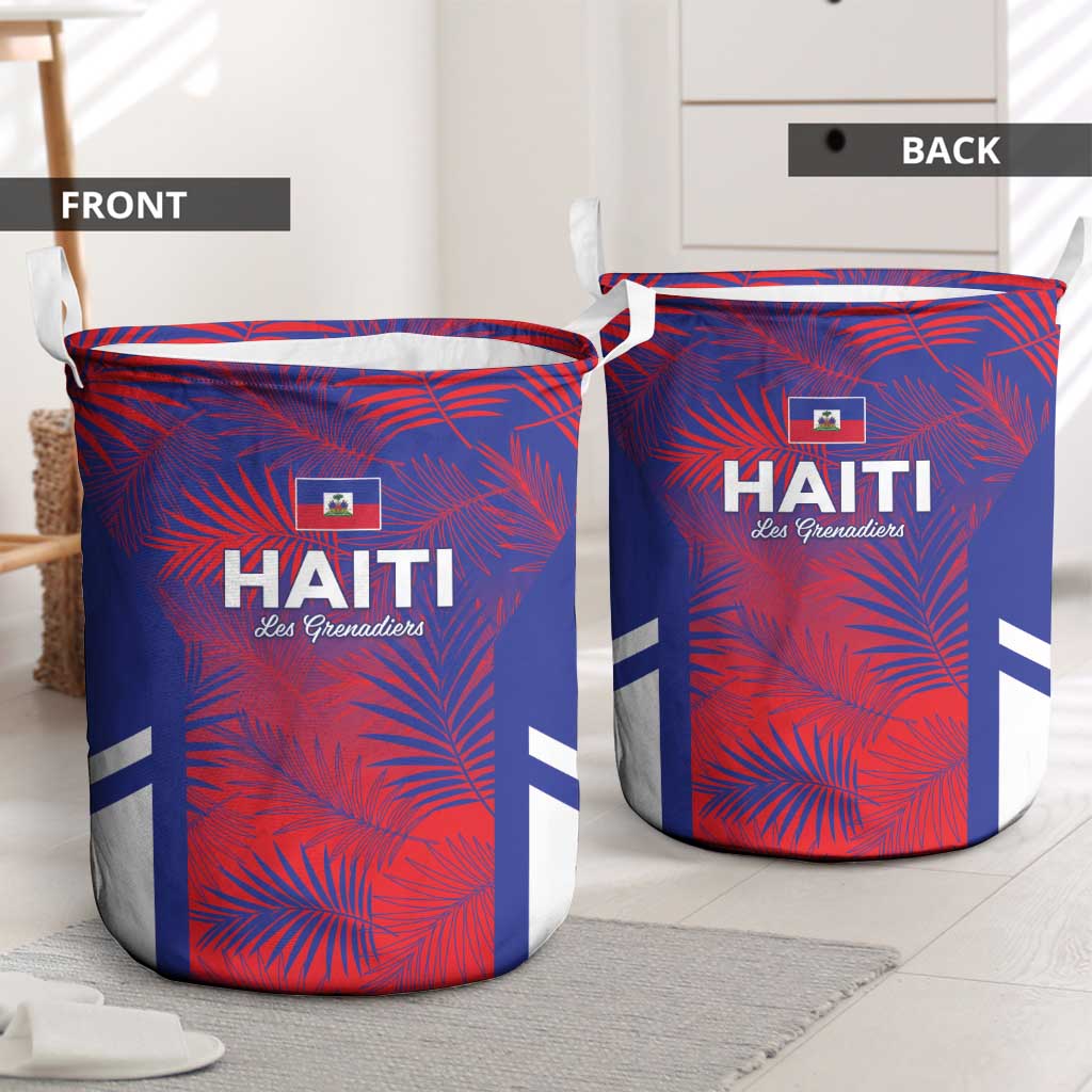 Les Grenadiers Haiti Football Laundry Basket Tropical Vibes - African Pride