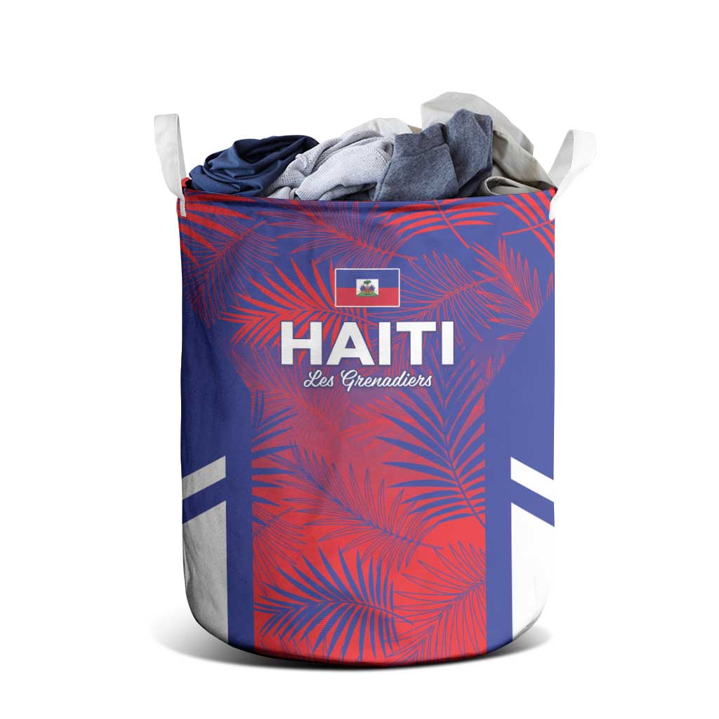 Les Grenadiers Haiti Football Laundry Basket Tropical Vibes - African Pride