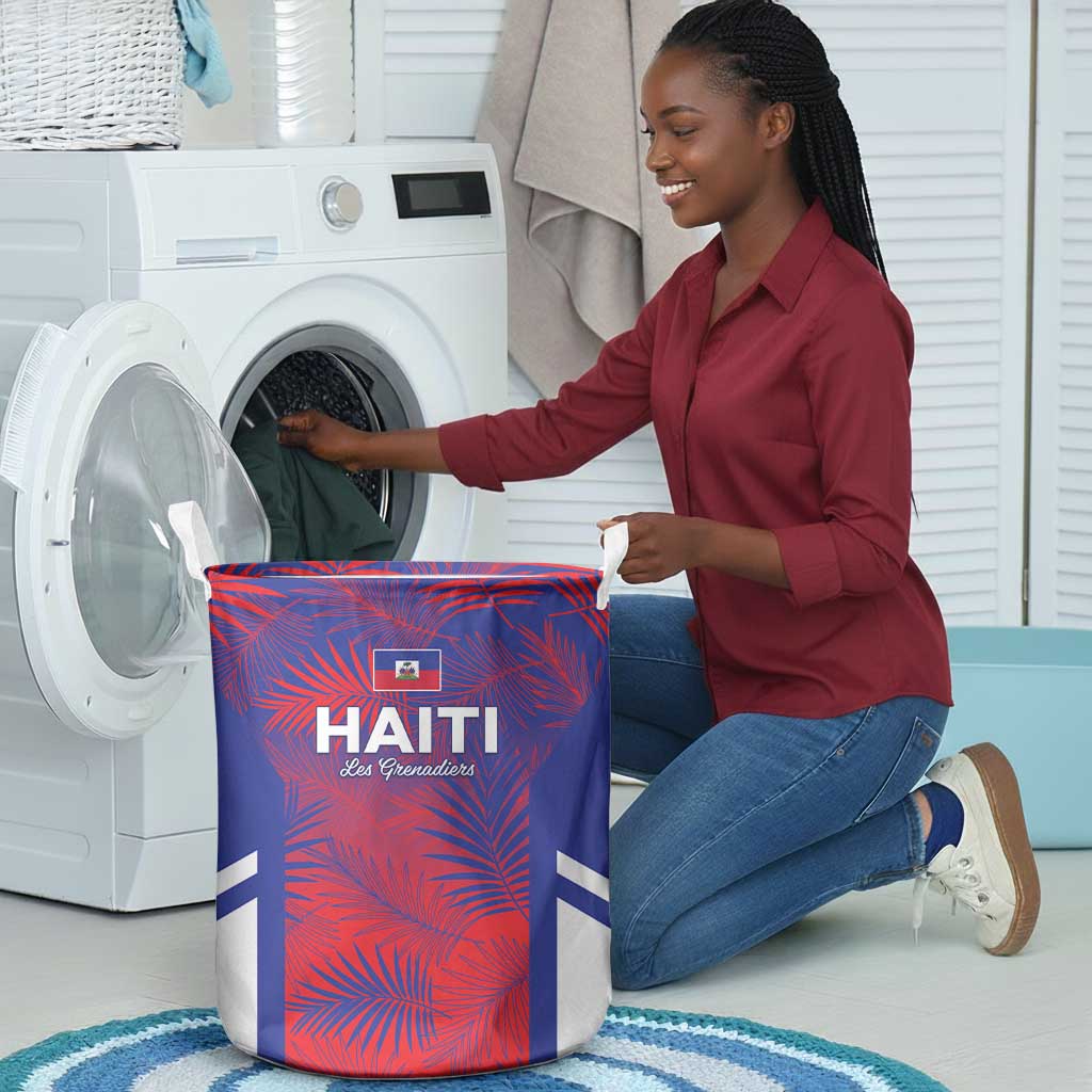 Les Grenadiers Haiti Football Laundry Basket Tropical Vibes - African Pride