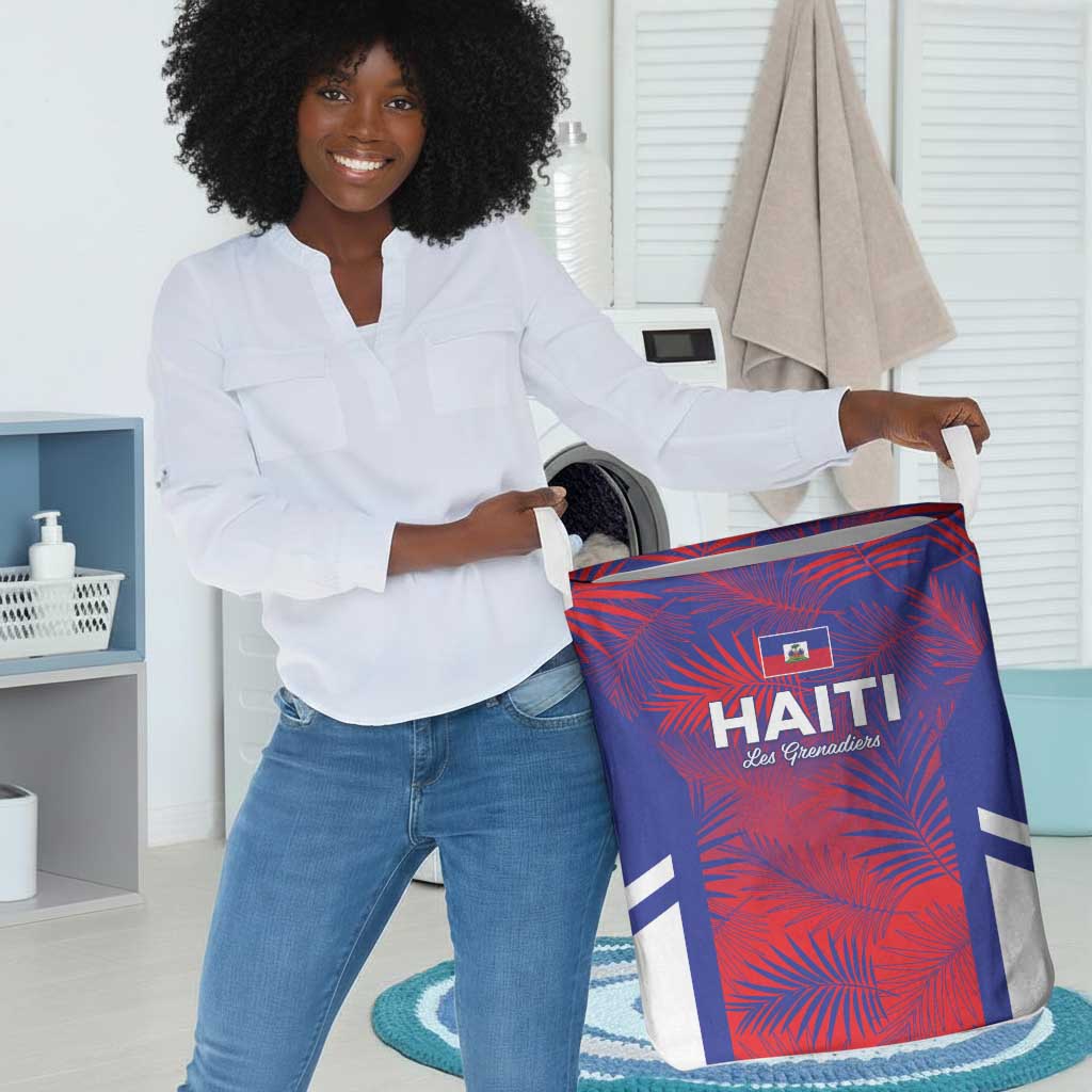 Les Grenadiers Haiti Football Laundry Basket Tropical Vibes - African Pride