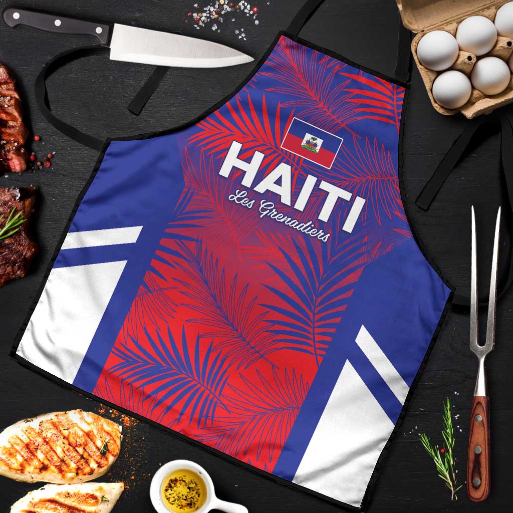 Les Grenadiers Haiti Football Apron Tropical Vibes