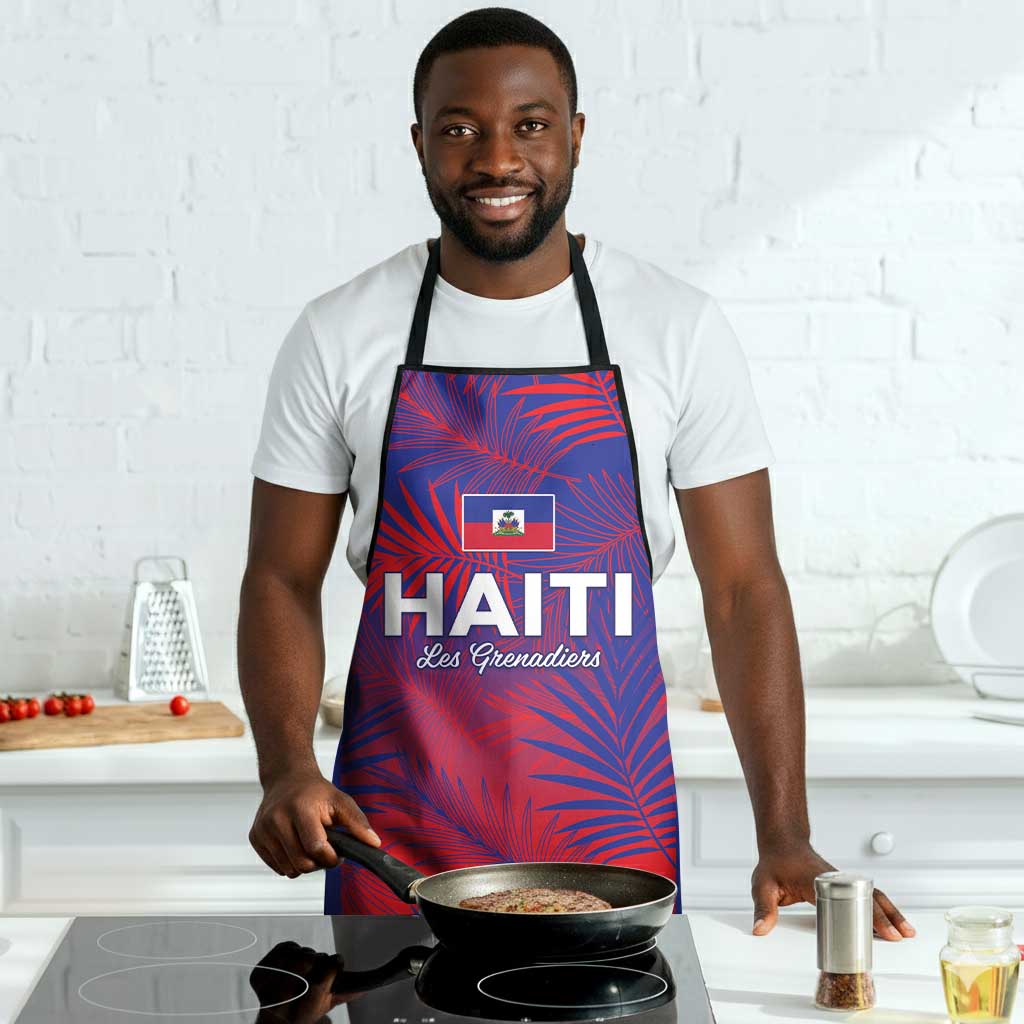 Les Grenadiers Haiti Football Apron Tropical Vibes