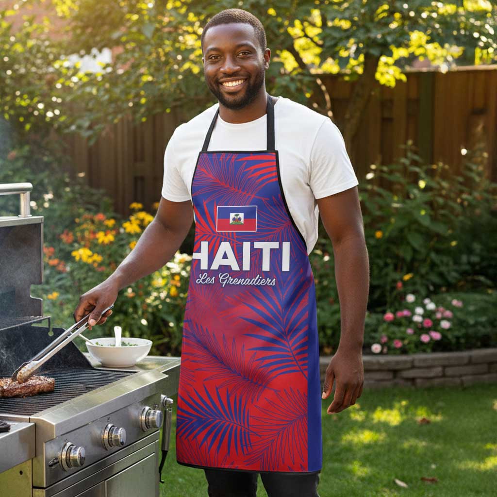 Les Grenadiers Haiti Football Apron Tropical Vibes