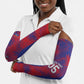 Custom Les Grenadiers Haiti Football Arm Sleeves Tropical Vibes