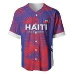 Custom Les Grenadiers Haiti Football Baseball Jersey Tropical Vibes LT05