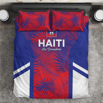 Les Grenadiers Haiti Football Bedding Set Tropical Vibes - African Pride