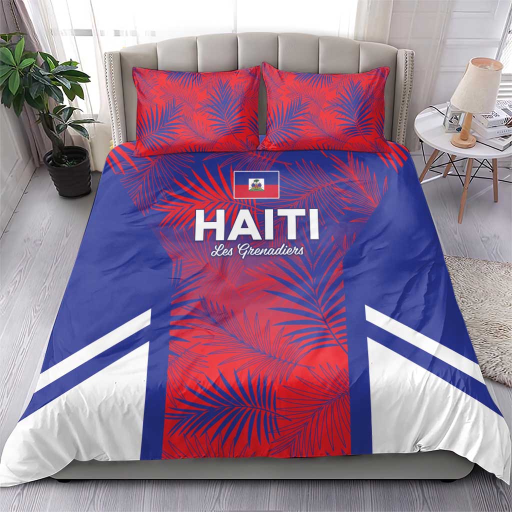 Les Grenadiers Haiti Football Bedding Set Tropical Vibes - African Pride