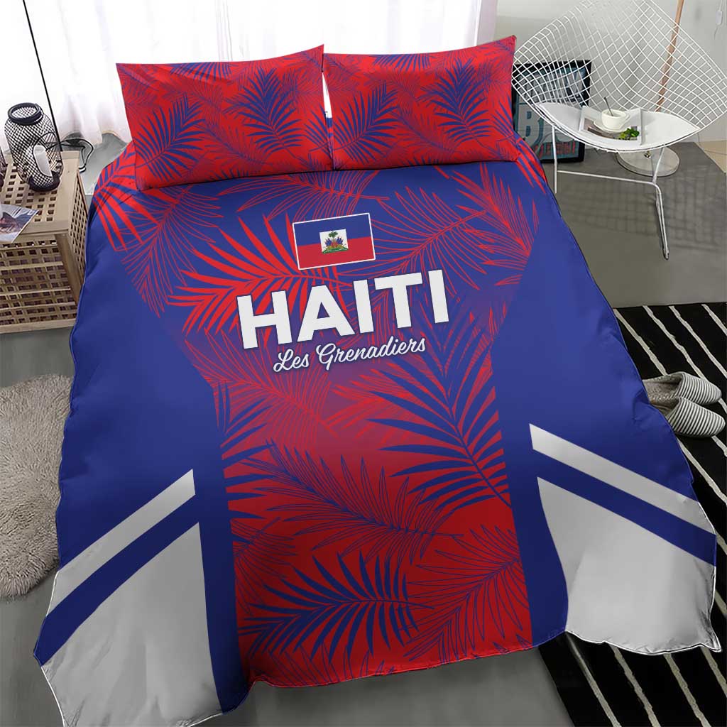 Les Grenadiers Haiti Football Bedding Set Tropical Vibes - African Pride