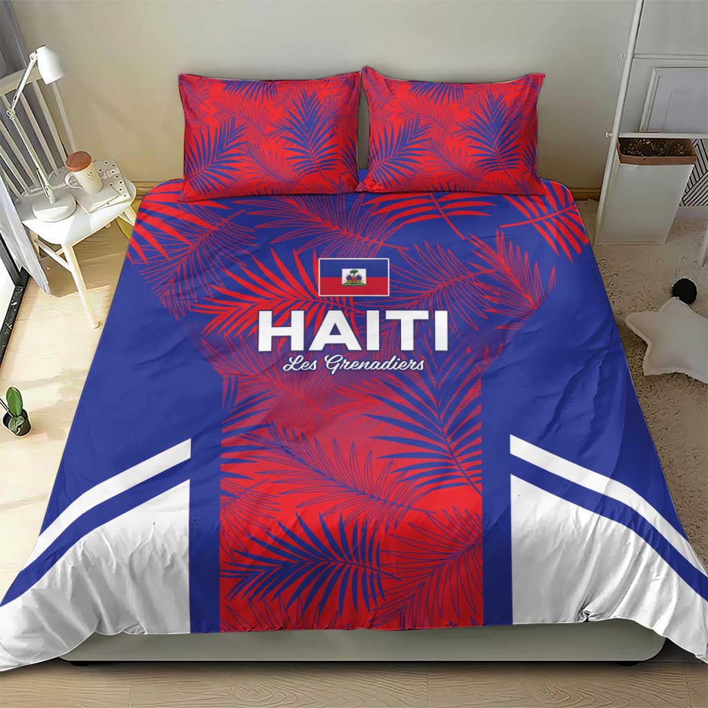 Les Grenadiers Haiti Football Bedding Set Tropical Vibes - African Pride