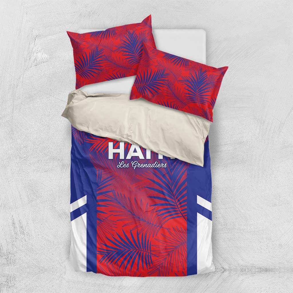 Les Grenadiers Haiti Football Bedding Set Tropical Vibes - African Pride