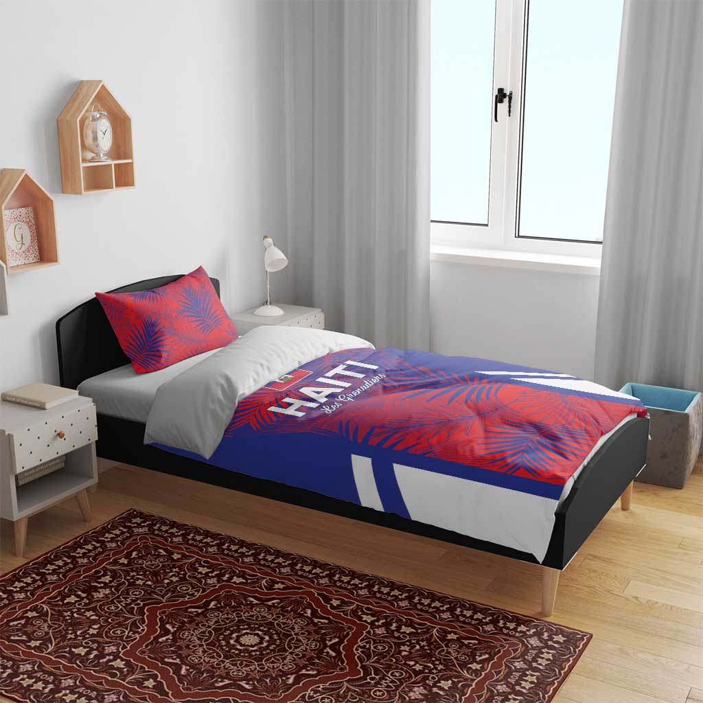 Les Grenadiers Haiti Football Bedding Set Tropical Vibes - African Pride