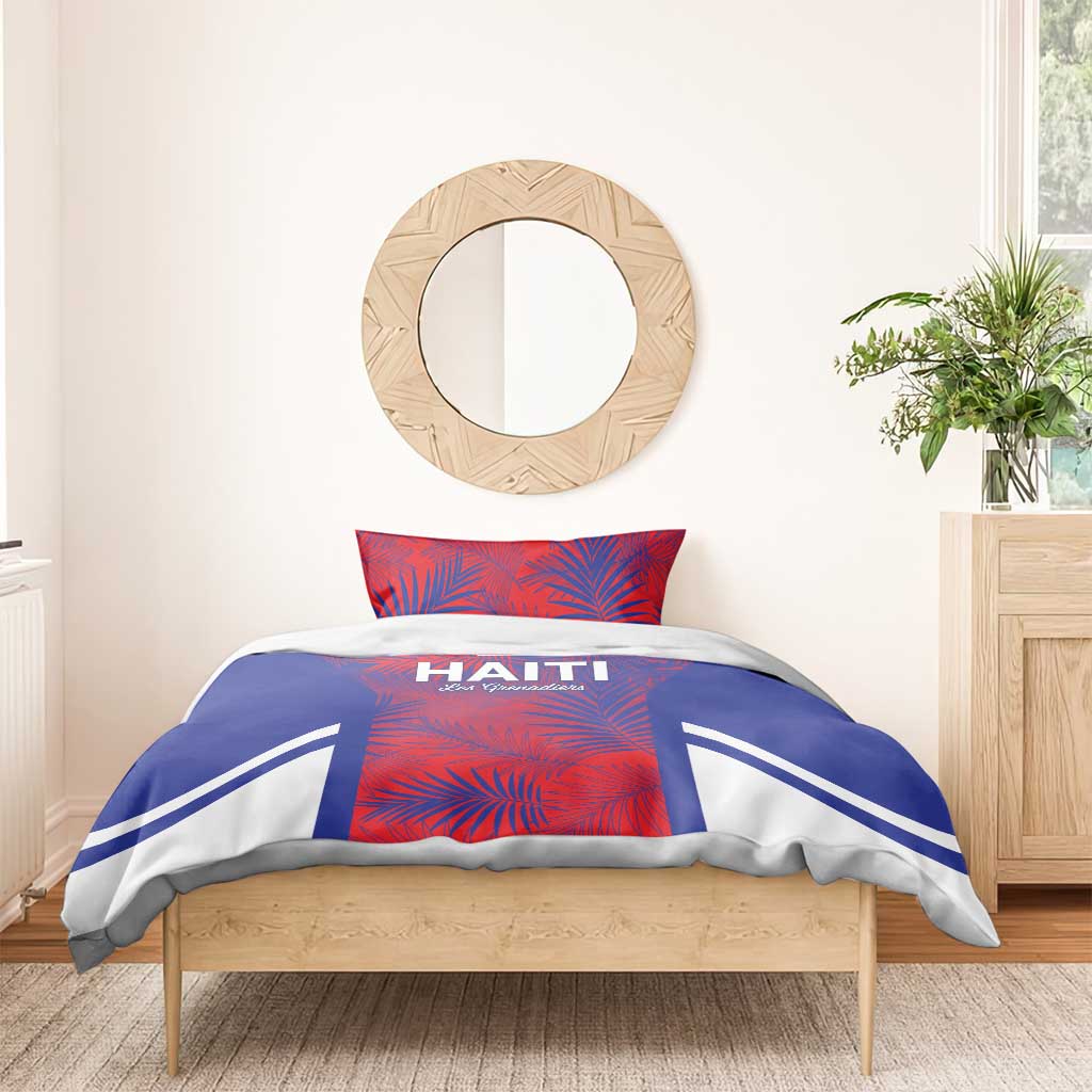 Les Grenadiers Haiti Football Bedding Set Tropical Vibes - African Pride