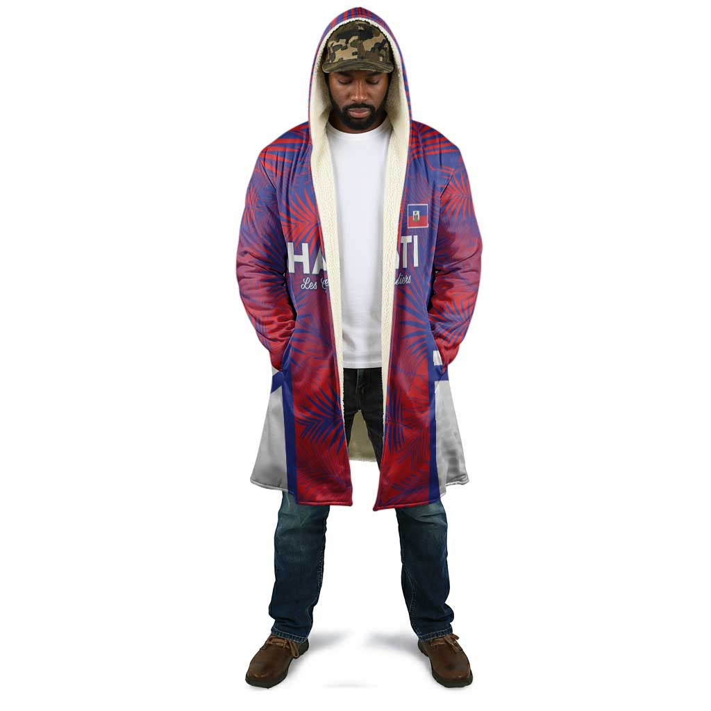 Custom Les Grenadiers Haiti Football Cloak Tropical Vibes