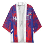 Custom Les Grenadiers Haiti Football Kimono Tropical Vibes