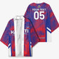 Custom Les Grenadiers Haiti Football Kimono Tropical Vibes
