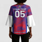 Custom Les Grenadiers Haiti Football Kimono Sleeve Blouse Tropical Vibes