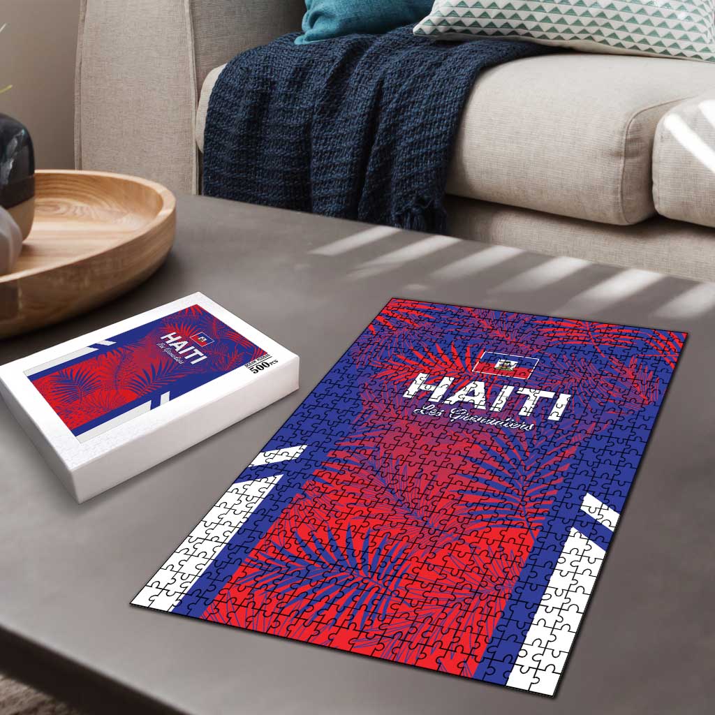 Les Grenadiers Haiti Football Puzzle Tropical Vibes