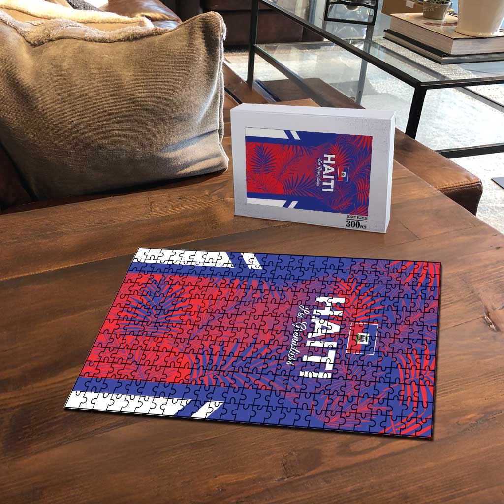 Les Grenadiers Haiti Football Puzzle Tropical Vibes