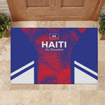 Les Grenadiers Haiti Football Rubber Doormat Tropical Vibes - African Pride