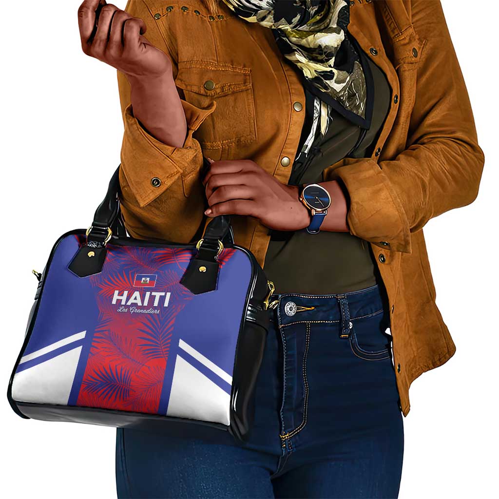 Les Grenadiers Haiti Football Shoulder Handbag Tropical Vibes - African Pride