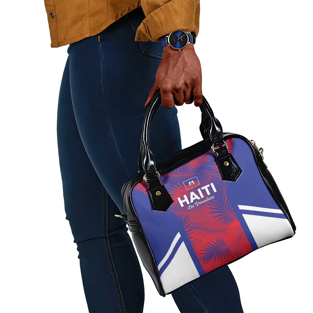 Les Grenadiers Haiti Football Shoulder Handbag Tropical Vibes - African Pride