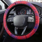 Les Grenadiers Haiti Football Steering Wheel Cover Tropical Vibes - African Pride