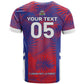 Custom Les Grenadiers Haiti Football T shirt Tropical Vibes LT05
