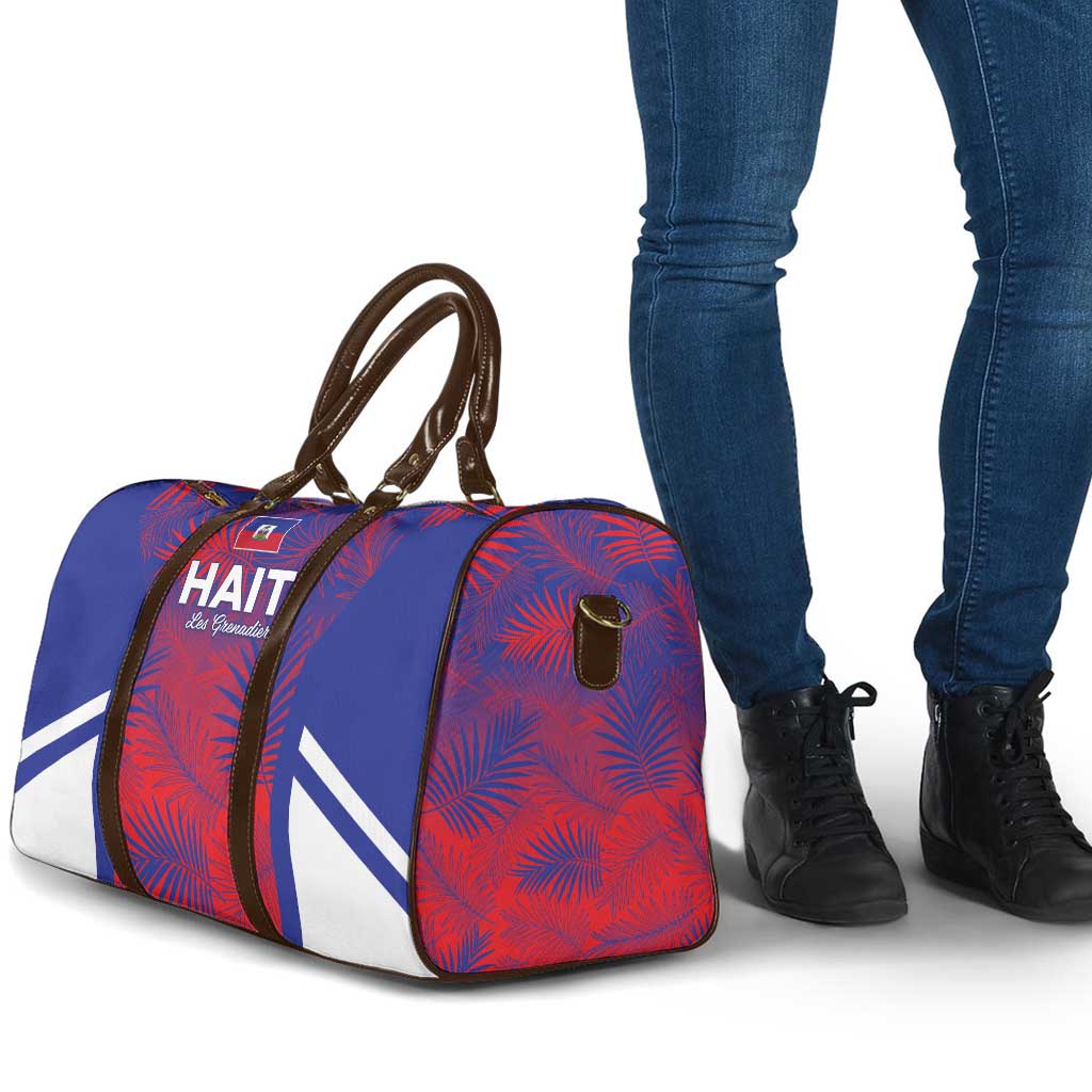 Les Grenadiers Haiti Football Travel Bag Tropical Vibes