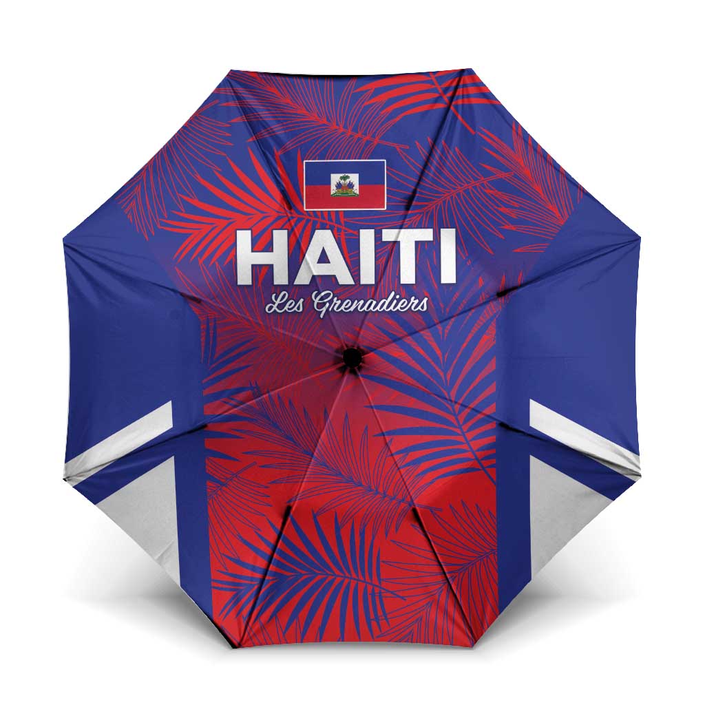 Les Grenadiers Haiti Football Umbrella Tropical Vibes