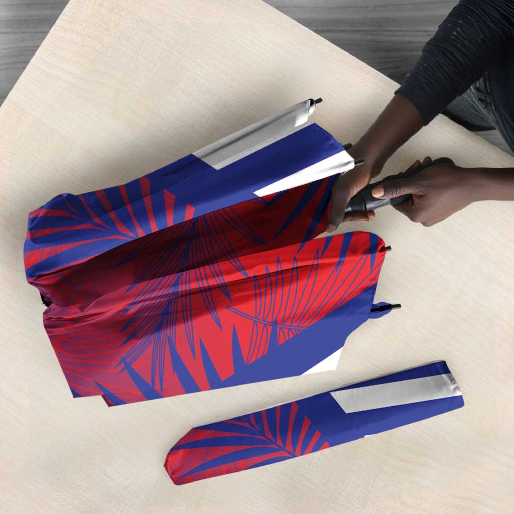 Les Grenadiers Haiti Football Umbrella Tropical Vibes