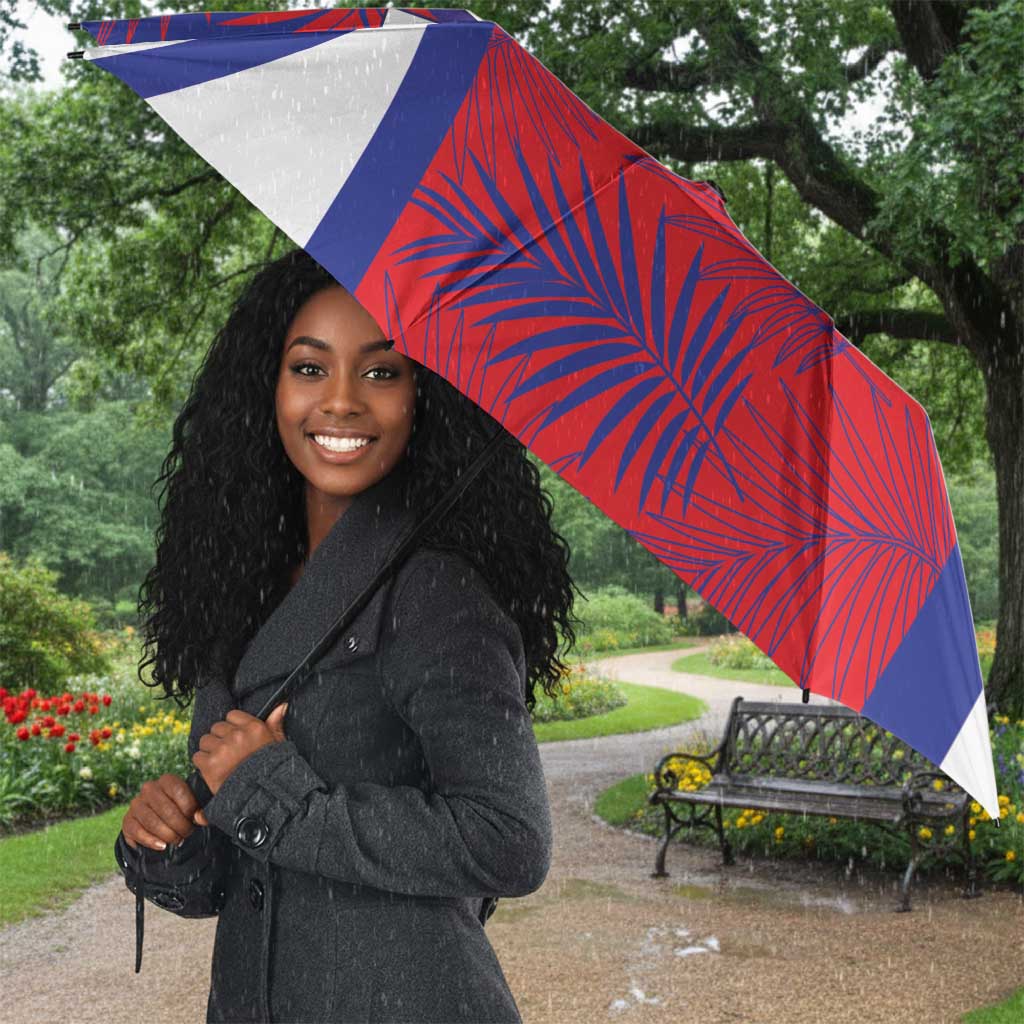 Les Grenadiers Haiti Football Umbrella Tropical Vibes