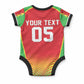 Custom Guyana 2026 Cricket Baby Onesie Come On Warriors