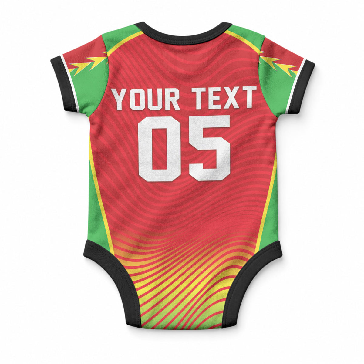 Custom Guyana 2026 Cricket Baby Onesie Come On Warriors