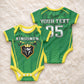 Custom Jamaica 2026 Cricket Baby Onesie Go Champions